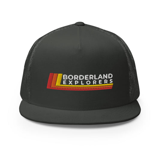 Borderland Retro Trucker Cap - Charcoal