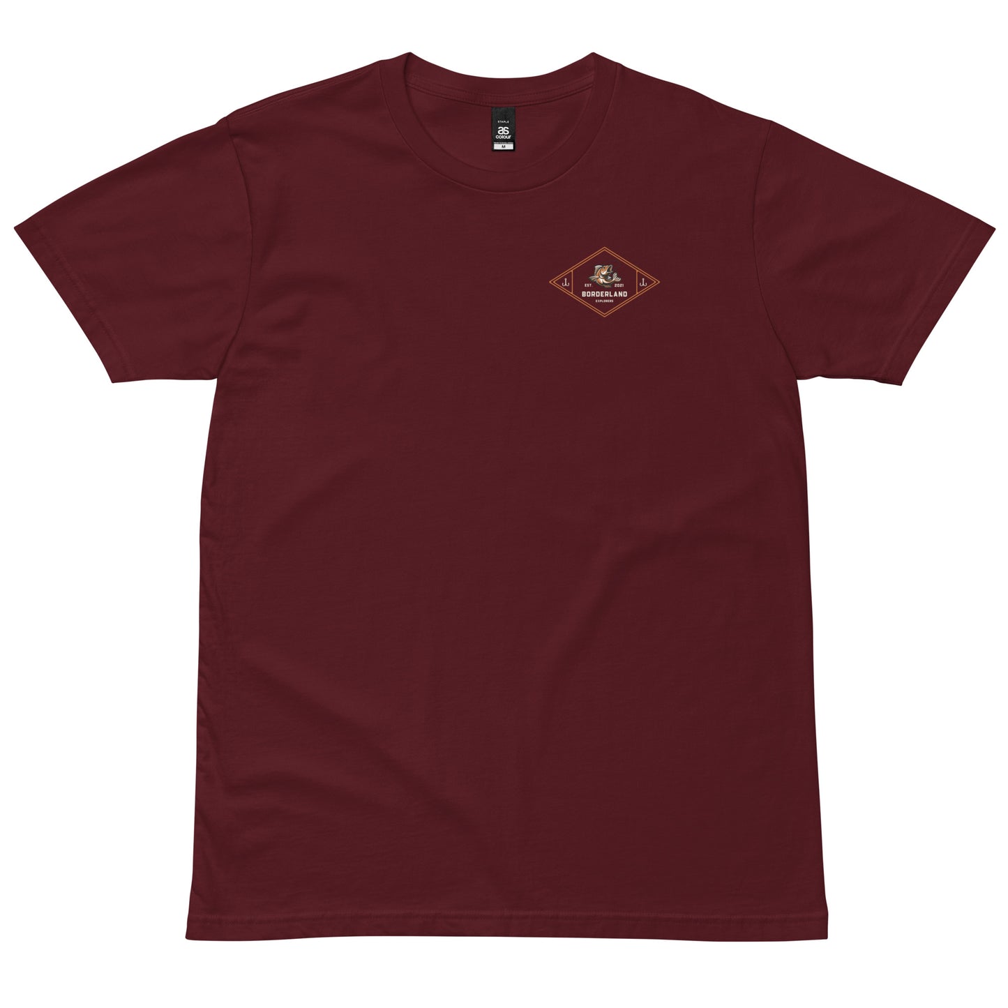 Kimberley Fishing Crew Tee - Burgundy